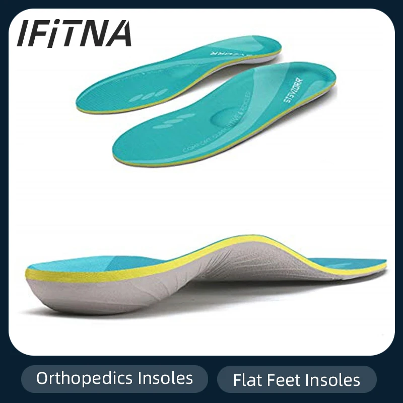 Plantar Fasciitis Flat Foot Arch Support Orthosis Foot Pain Men's and Women's Sports Insoles