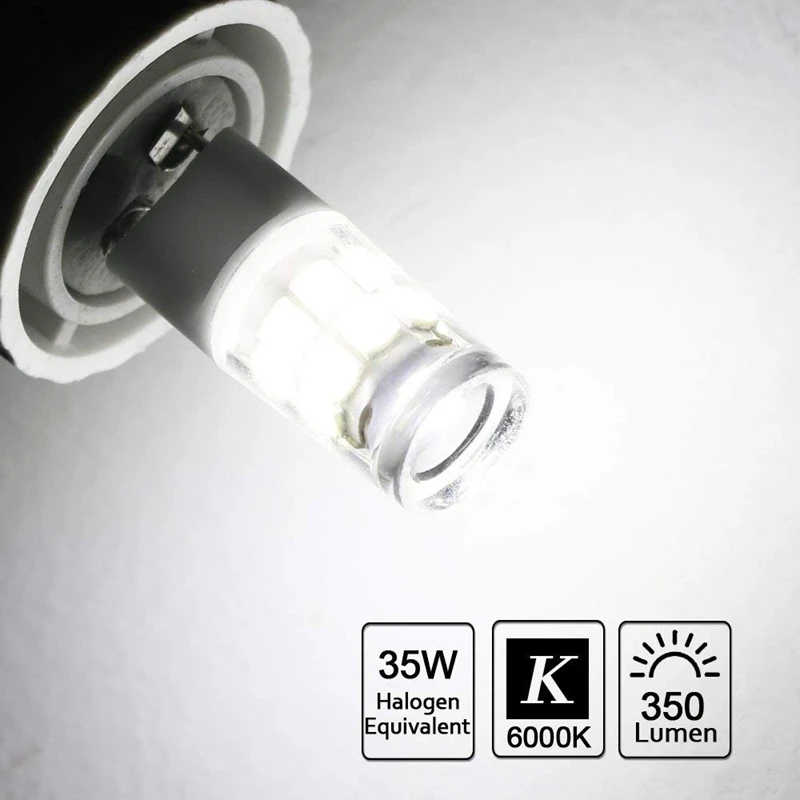 

LED G8 Light Bulb, G8 GY8.6 Bi-pin Base LED, Not Dimmable T4 G8 Base Bi-pin Xenon JCD Type LED 120V (5-Pack) (G8 3W)