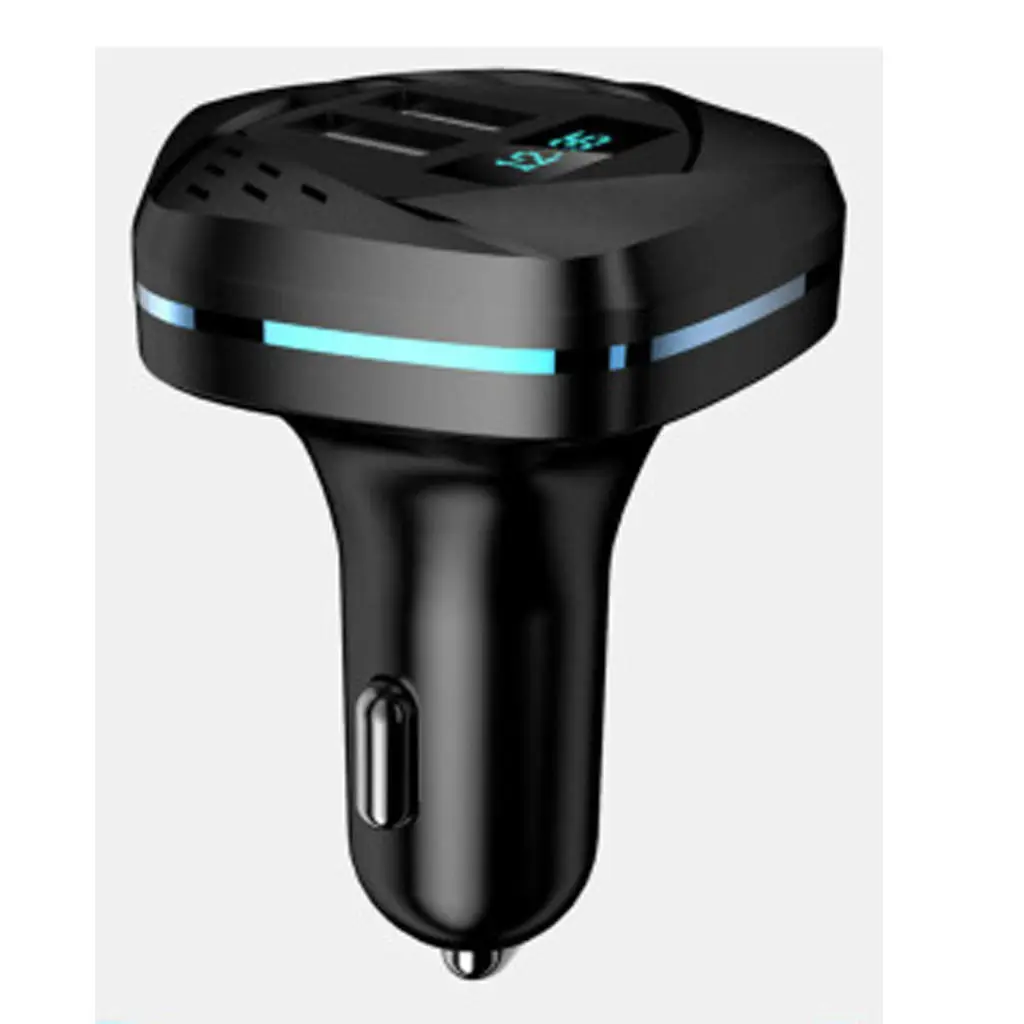 

Автомобильный комплект громкой связи, MP3 плеер, музыка, Bluetooth, FM-передатчик, двойное зарядное устройство USB, комплект из 1