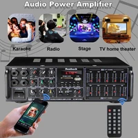 110220v 8000w usb sd amp fm dvd aux with remote control support 4 way microphone input bluetooth amplifier audio stereo digital