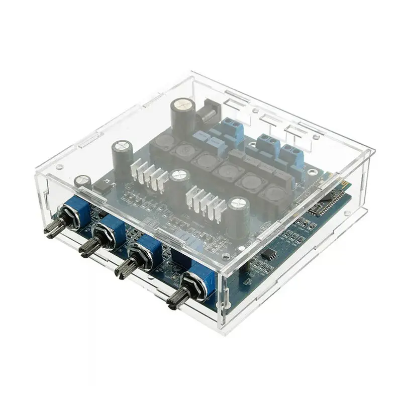 Top Tpa3116 2.1 50Wx2+100W Bluetooth Csr4.0 Class D Power Amplifier With Acrylic Case | Электроника