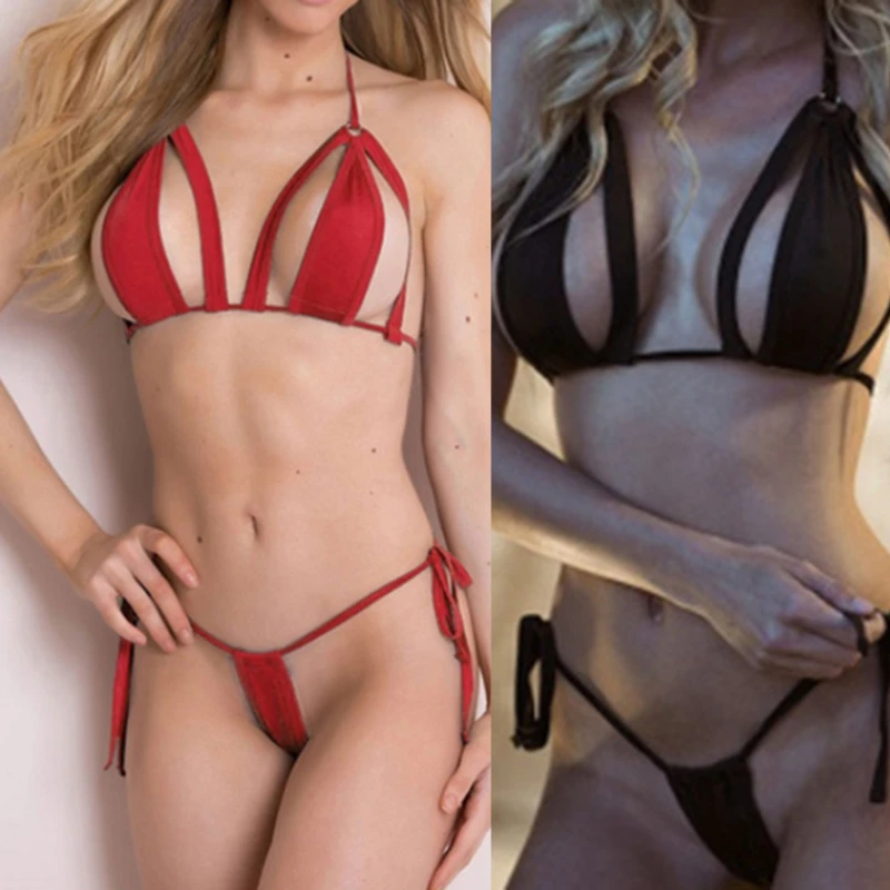 

Женские комплекты с бюстгальтером, стринги и бра, комплект из 2 предметов, сексуальный жилет пуш-ап, топ, женское нижнее белье, трусики, ажурн...