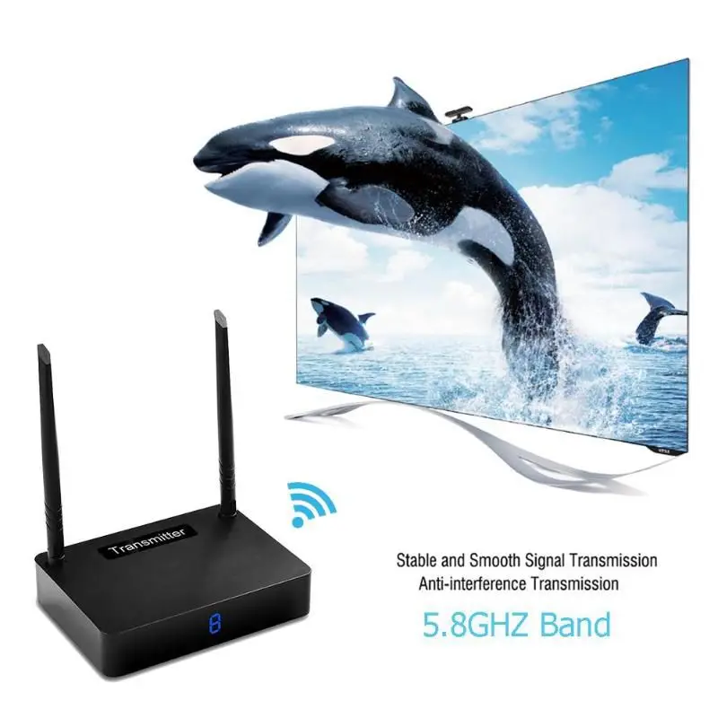 Новый HD585 беспроводной HDMI передатчик приемник видео 5 8 ГГц 350 м AV удлинитель