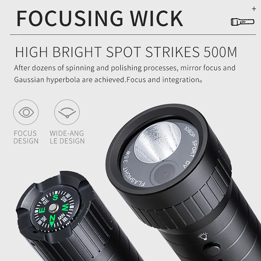 Скидка Мотоцикл мини освещение Action Cam Водонепроницаемый прочный 1080P Спортивная камера для шлема петли фонарик Запись аксессуары для веб-камеры
