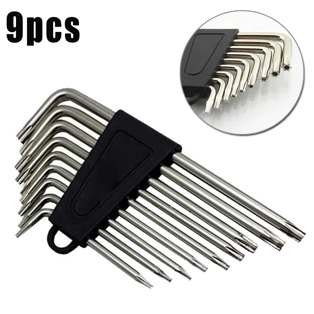 

HRC52-54 L-type Plum Hex Wrench Repair Tool T6 T7 T8 T9 T10 T15 T20 T25 T27 Part Extra Long Arm Series Saves Power