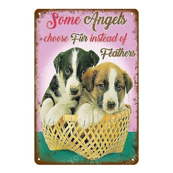 

Nut Dog Animals Metal Signs Golden Labrador Tin Poster Home Decor Pub Bar Club Vintage Wall Art Painting Polly Gas Plaque YI-159