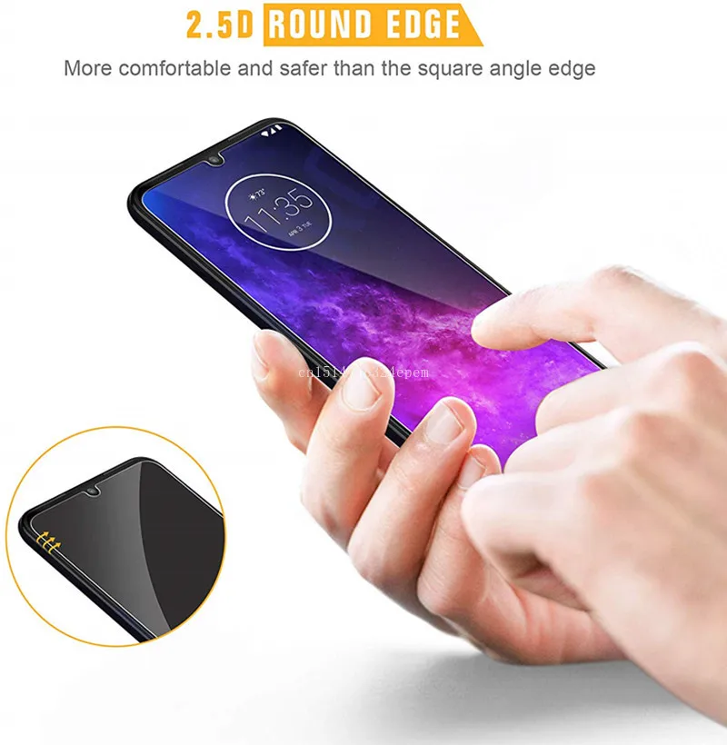 2 шт закаленное стекло для Motorola One zoom/action/Vision протектор экрана для Motorola Moto One zoom стеклянная защитная пленка