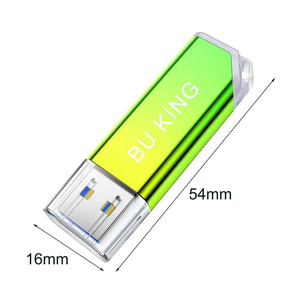 

USB 2.0 Flash Drive 8/16/32/64 GB OTG usb - Led light Gradient Metal Shell 128gb Memory Pendrive Stick Drives U Disk