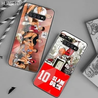 huagetop slam dunk anime manga phone case tempered glass for samsung s20 plus s7 s8 s9 s10 plus note 8 9 10 plus