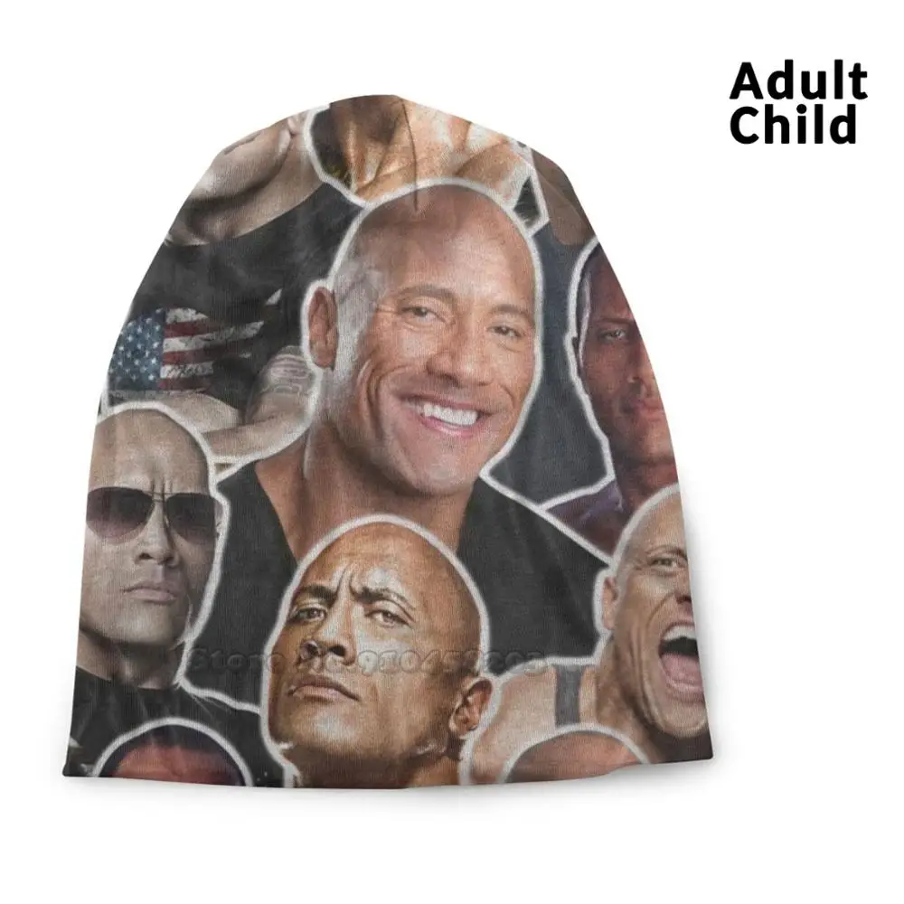 

Dwayne Johnson Knitted Cap Casual Beanies Hip-Hop Hat Dwayne Johnson The Actor