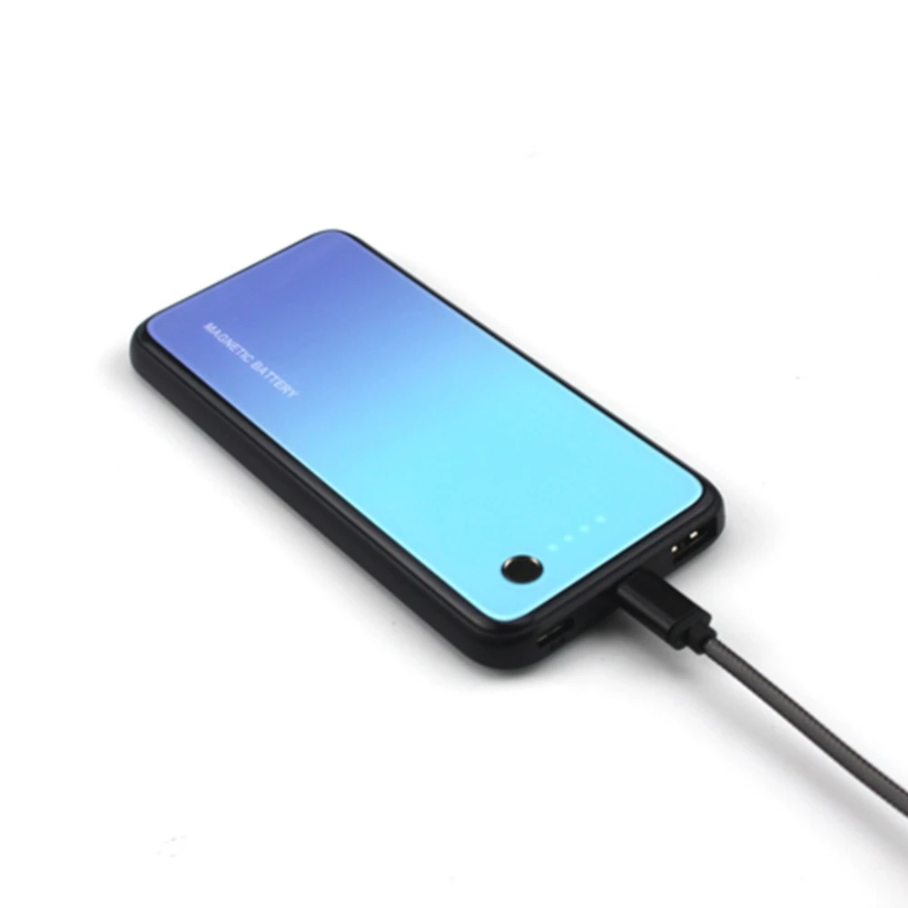 Беспроводной магнитный чехол для зарядного устройства для samsung Galaxy Note 10 Plus, чехол для питания 5000 мА/ч, чехол для внешнего зарядного устройства