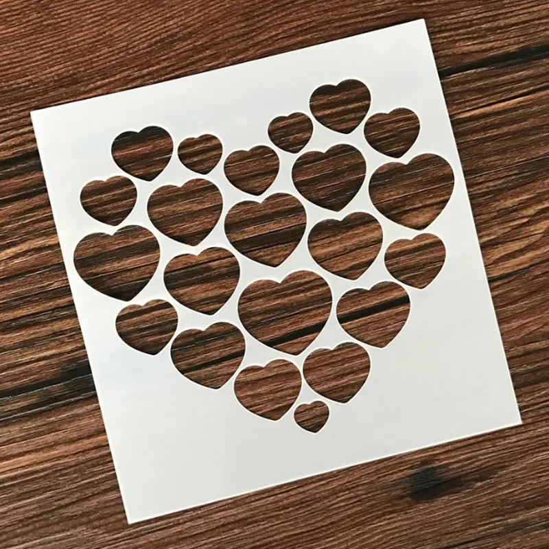 1 шт сердце любовь DIY украшения торта распылительная форма помадка свадебное