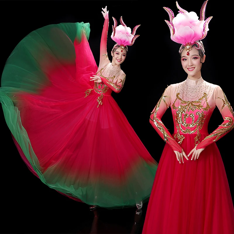 

Классические танцевальные костюмы, женское танцевальное платье, старинный костюм, новый год, танцевальный костюм для выступлений на сцене