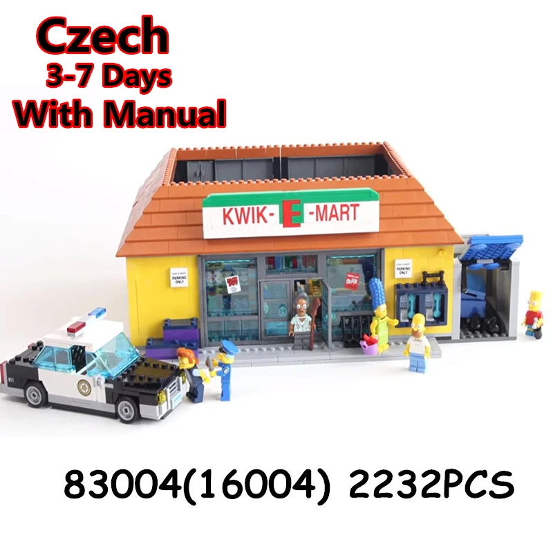 Корабль из ЕС 16007 16004 друг замок король дом с привидениями модель Kwik-E-Mart совместимый 10236 71016 строительный блок кирпичная игрушка