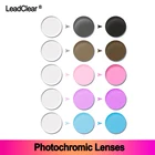 Коррекция зрения LeadClear, фотохромные оптические линзы по рецепту, оправа для очков, линзы, асферическая близорукость светильник
