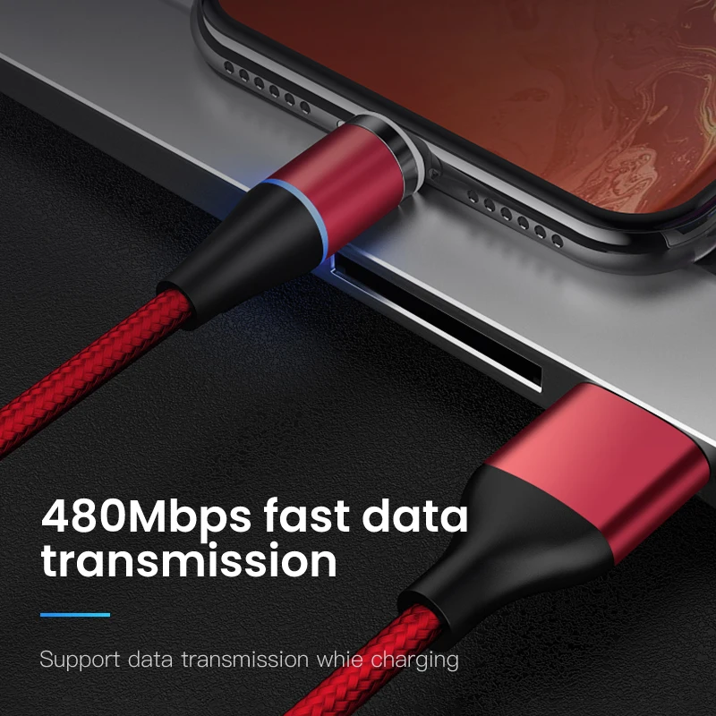 Магнитный зарядный Usb-кабель ESVNE для iphone магнитный кабель Micro Usb Xiaomi быстрой