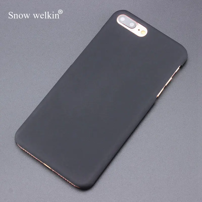 Снежный Welkin для Apple iPhone 7 8 Новый прорезиненный матовый пластиковый жесткий чехол