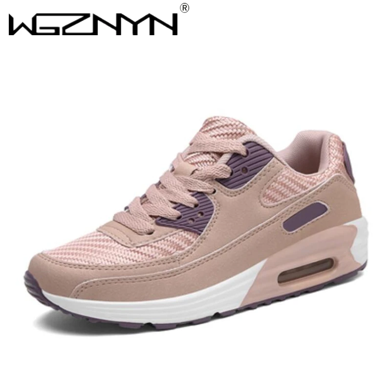 

Outdoor Air Cushion Women Platform Sneakers Women Mesh Casual Ladies Trainers Baskets Vulcanize Shoes Non Slip Zapatos De Mujer