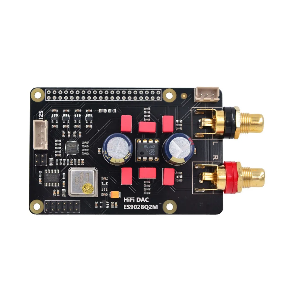 Высокое качество Raspberry Pi HiFi звуковая карта ES9028Q2M amp 100 МГц X20