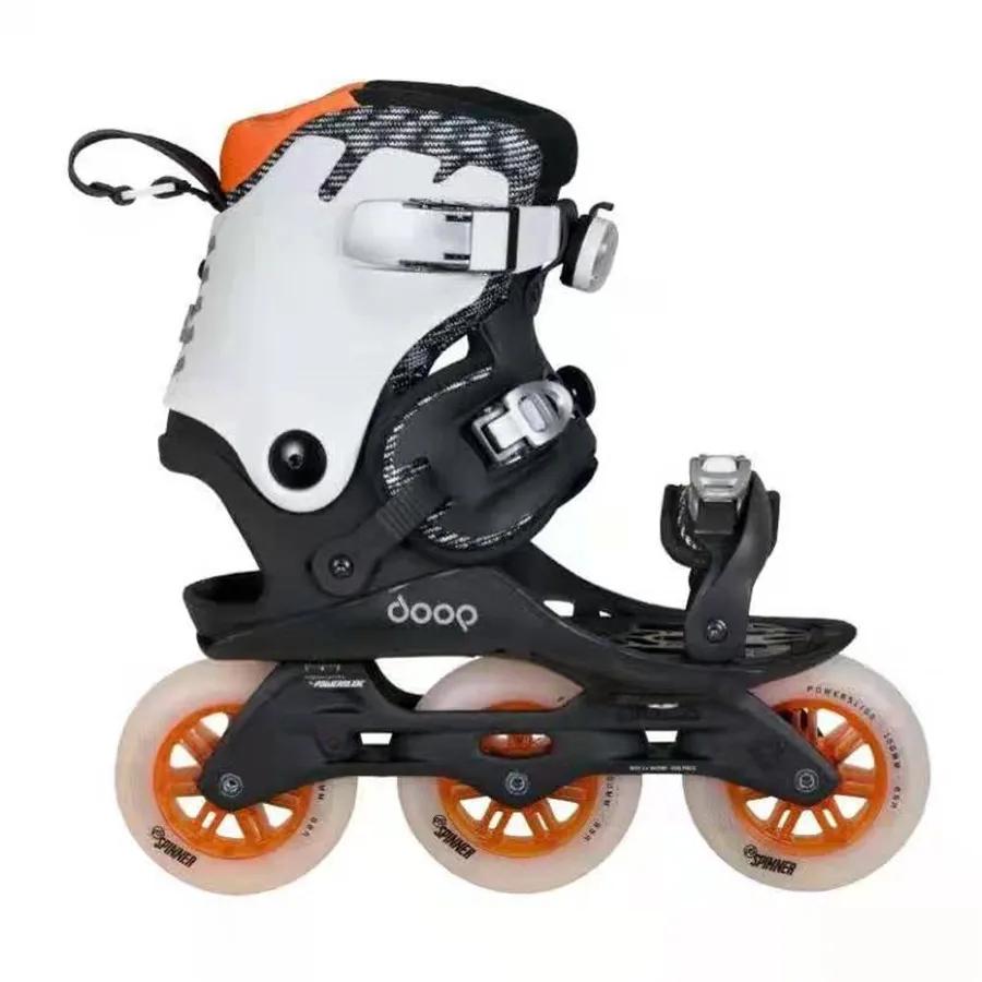 2019 оригинальные роликовые коньки Powerslide Doop 4*80 мм или 3*100/110 светящиеся колеса