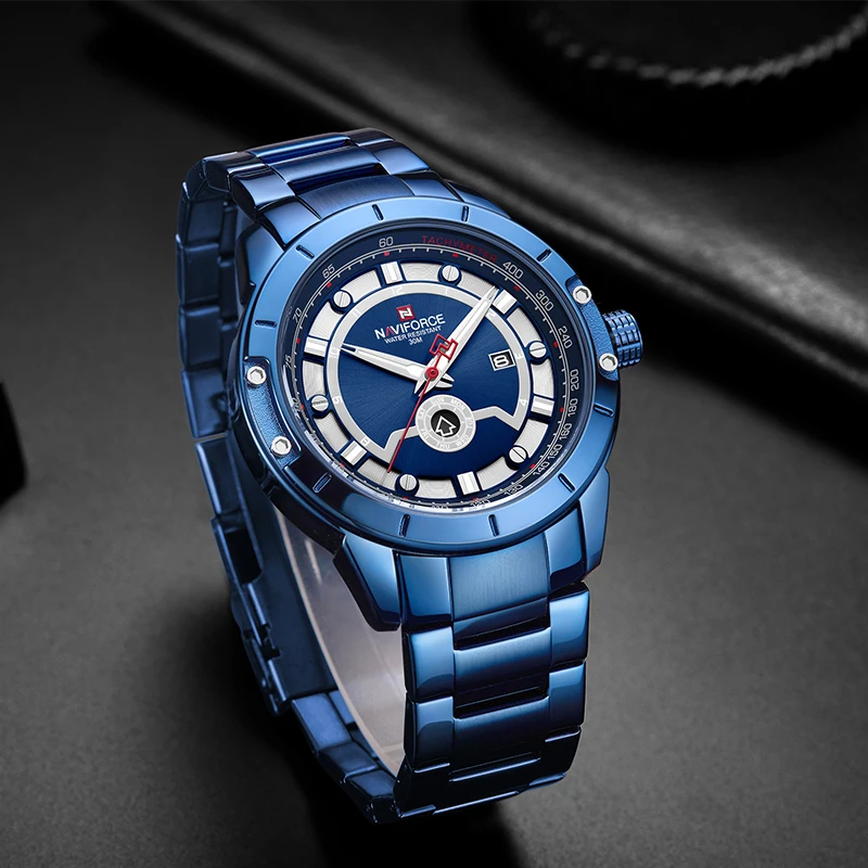 Часы NAVIFORCE мужские спортивные армейские водонепроницаемые|Кварцевые часы| |