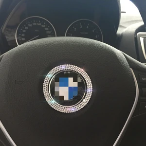 Хрустальное украшение на руль автомобиля для volkswagen cc golf 7 POLO CC Passat Tiguan Lavida lamando аксессуары для интерьера