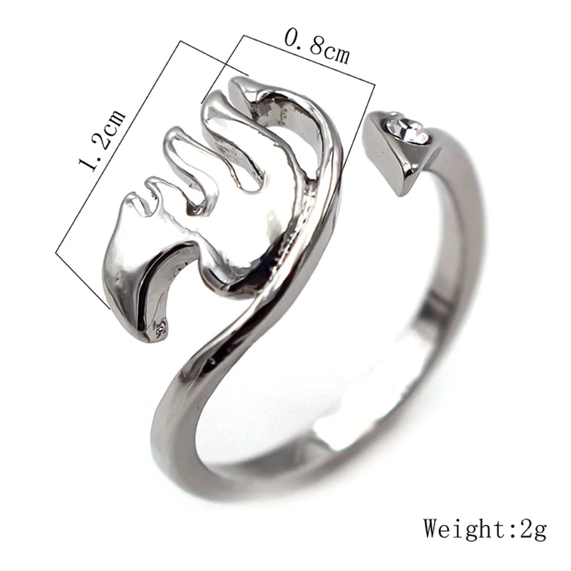 

New Anime Fairy Tail Adjustable Rings Rings With Stones Women Female Adjustable Rings Women Girls Gifts