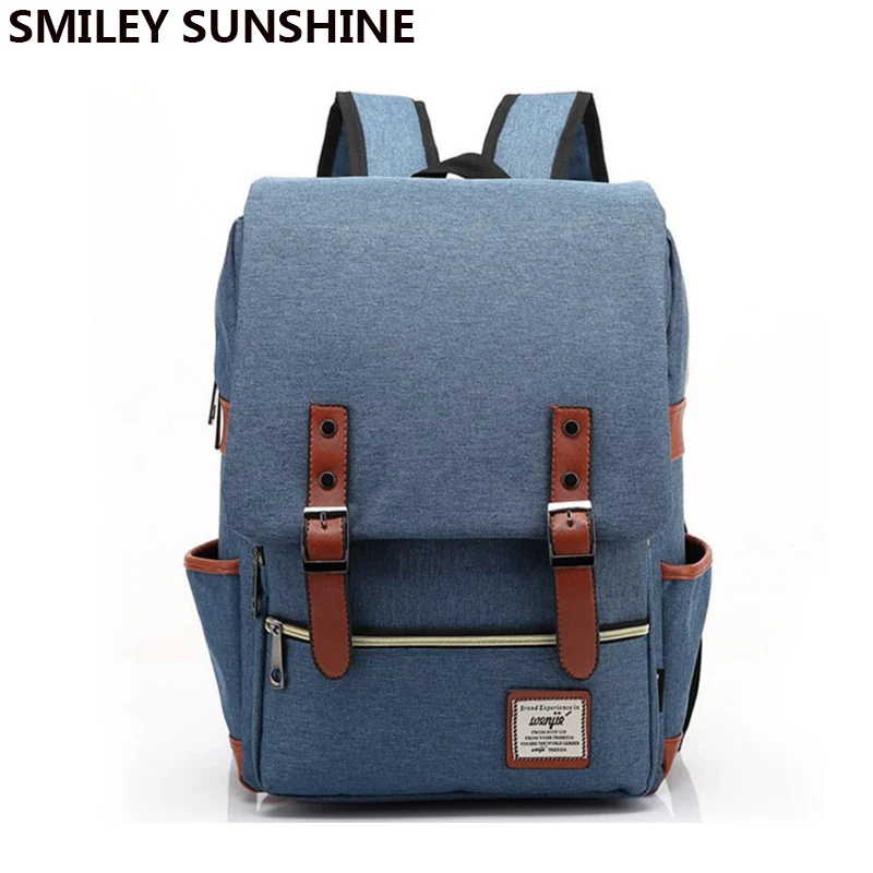 Винтажный холщовый мужской рюкзак мужские школьные сумки для подростков