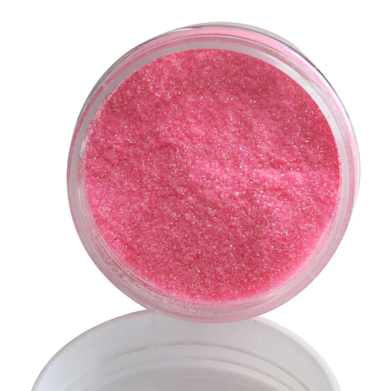 Розовые блестки порошок перламутровые пигменты акриловые блестящие краски No.22
