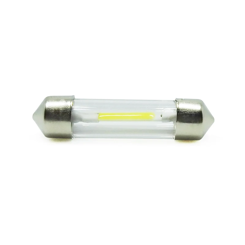 White Led C5W 36mm 39mm glass Car Interior light auto Festoon lamp vehicle Dome Reading door bulb 12V DC | Автомобили и мотоциклы