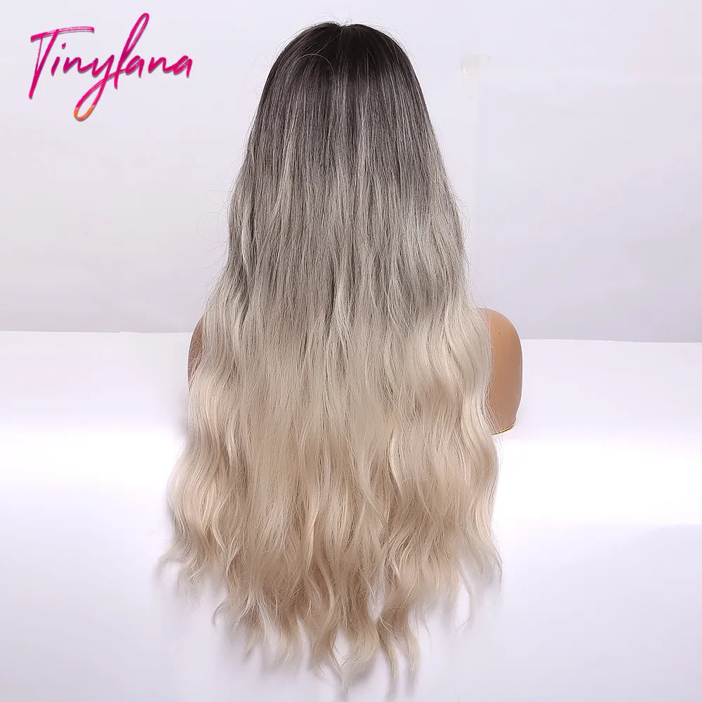 Парики для косплея крошечная Лана с эффектом омбре длинные натуральные