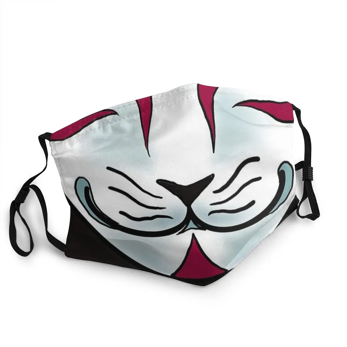 Японский фольклорный ниндзя черное лицо забавная унисекс Oni Япония Самурай демон