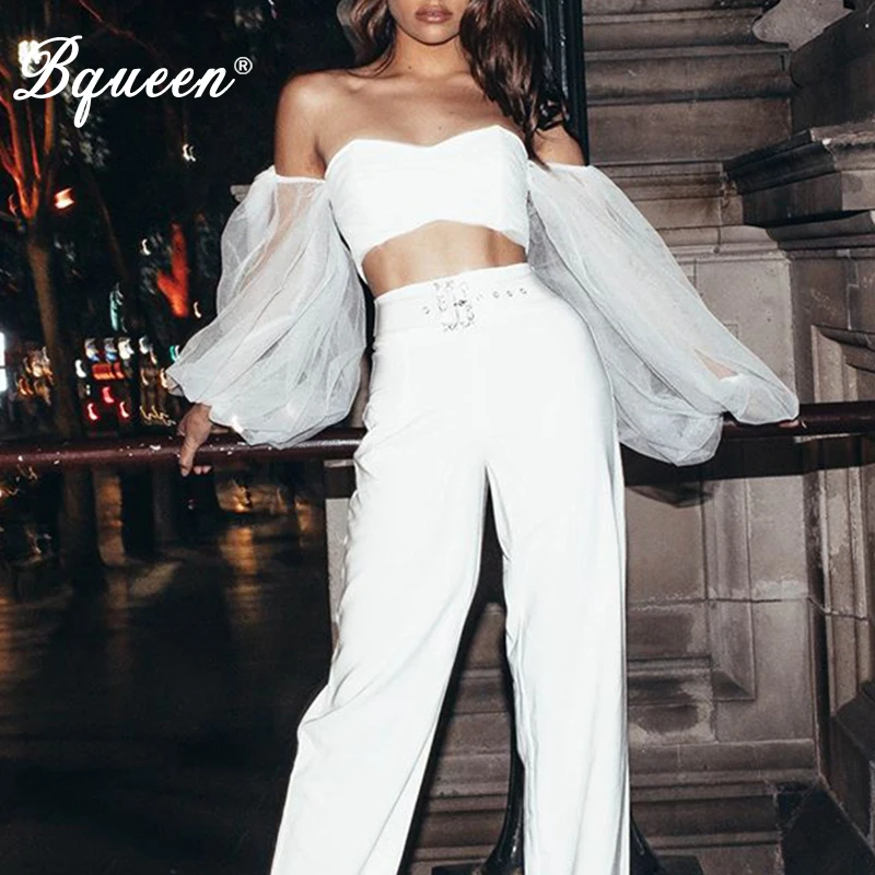 

Bqueen 2020 New Sexy Women Summer Tank Top White Fashion Strapless Elastic Crop Top Vestidos