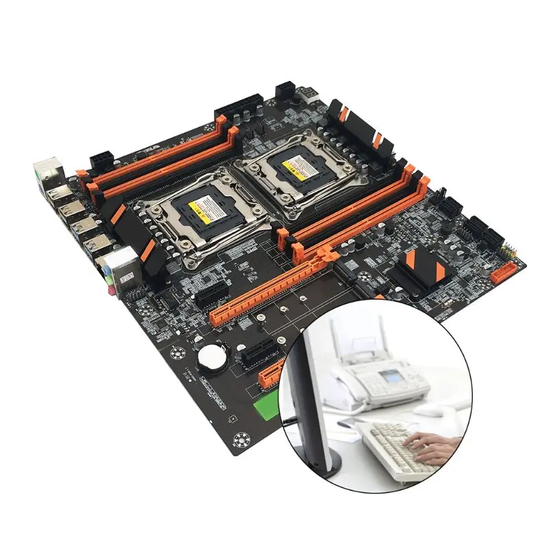 

X99 Dual Server Computer Motherboard LGA2011-3 CPU DDR4 Memory Game Mainboard Module
