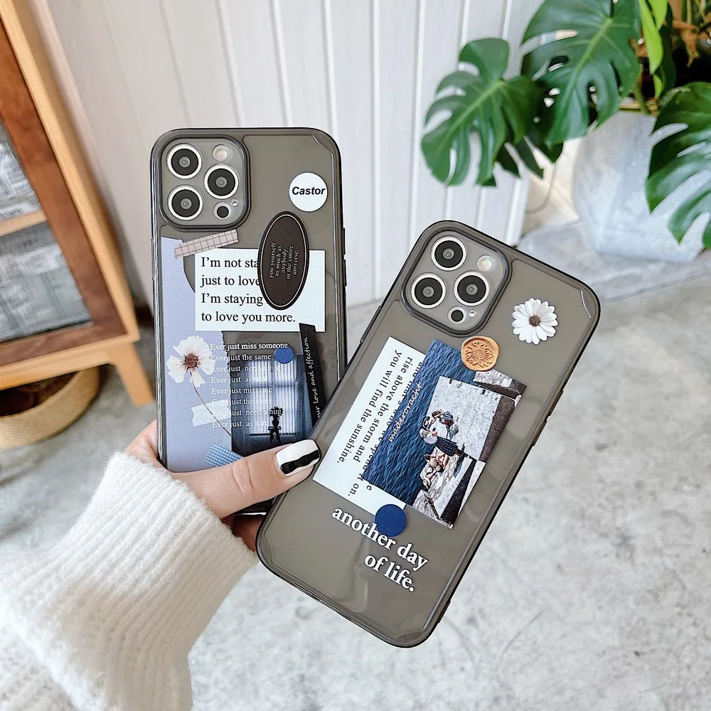 

Art Label Poster Soft Silicone Shell Phone Case For IPhone 11 Pro Xs MAX XR X 7 8 Plus 12 MiNi Funda Coque Smartphone Baseus