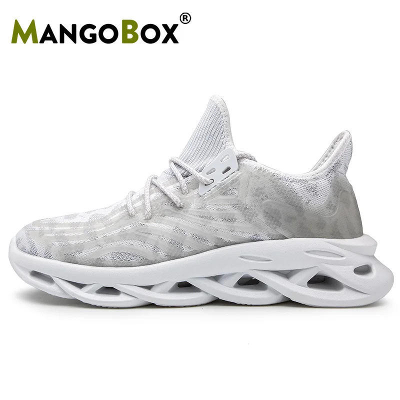 

Man Night Running Shoes Reflective Sport Sneakers Breathable Cushioning Gym Shoes for Athletcis Training Blade Jogging Walking