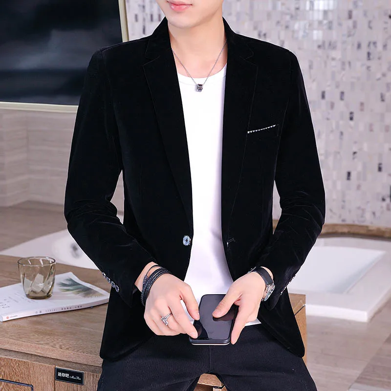 Прямая поставка мужской модный брендовый Блейзер повседневный приталенный