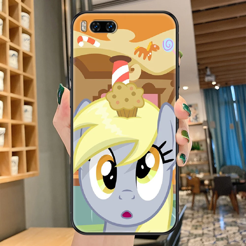 

Cartoon Little Pony Phone case For Xiaomi Mi Max Note 3 A2 A3 8 9 9T 10 Lite Pro Ultra black fashion bumper pretty cell cover