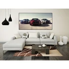 Настенная картина, спортивный автомобиль, холст, HD печать, 1 панель, роскошные автомобили Ford Mustang Shelby Gt500, домашний декор, постер, картина для гостиной
