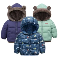 winter kids jackets for baby boys thick coats girls warm hooded velvet jacket children outerwear 1 6 years toddler girl snowsuit