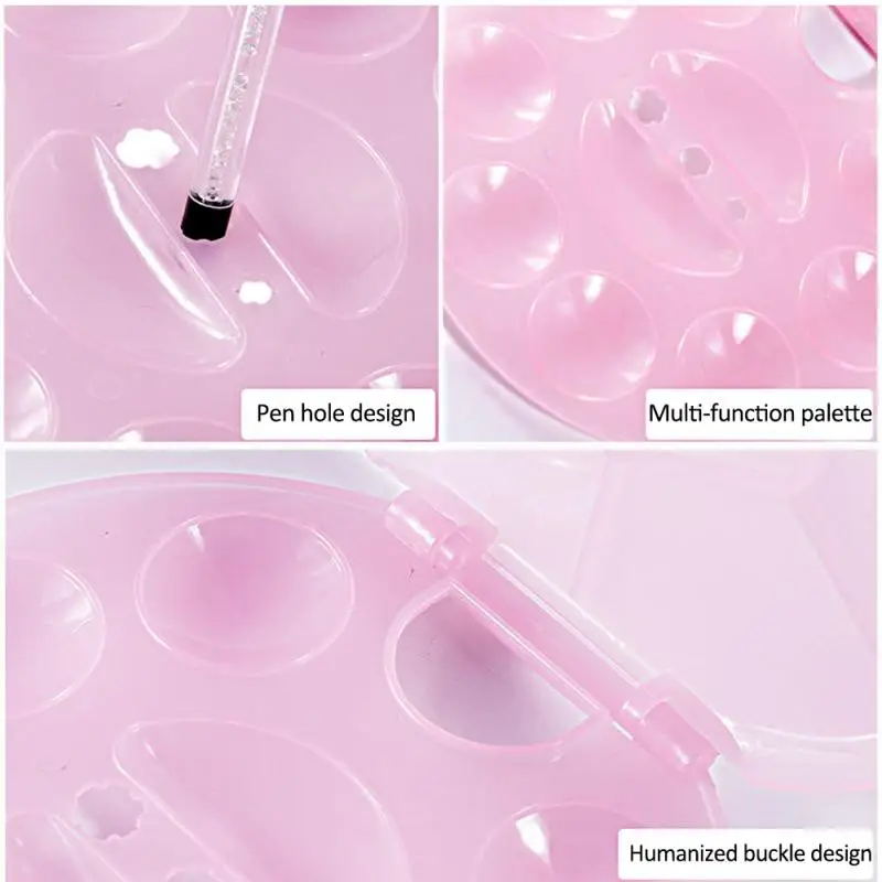 1 шт Nail Art Цвет палитра гель лак для ногтей держатель Краски блюдо DIY Дисплей