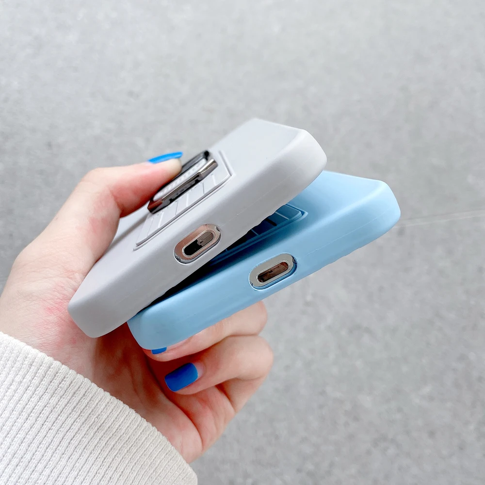 

Finger Ring Stand Holder Case For iPhone 12 11 Pro Max 12 Mini XR X XS Max 7 8 Plus SE Shockproof Soft Silcone Phone Cases