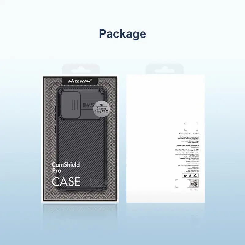 

Slider Camshield Case For Samsung Galaxy A52 Cover Luxury Shockproof Protective Business Nillkin Phone Case For Samsung A52 A 52