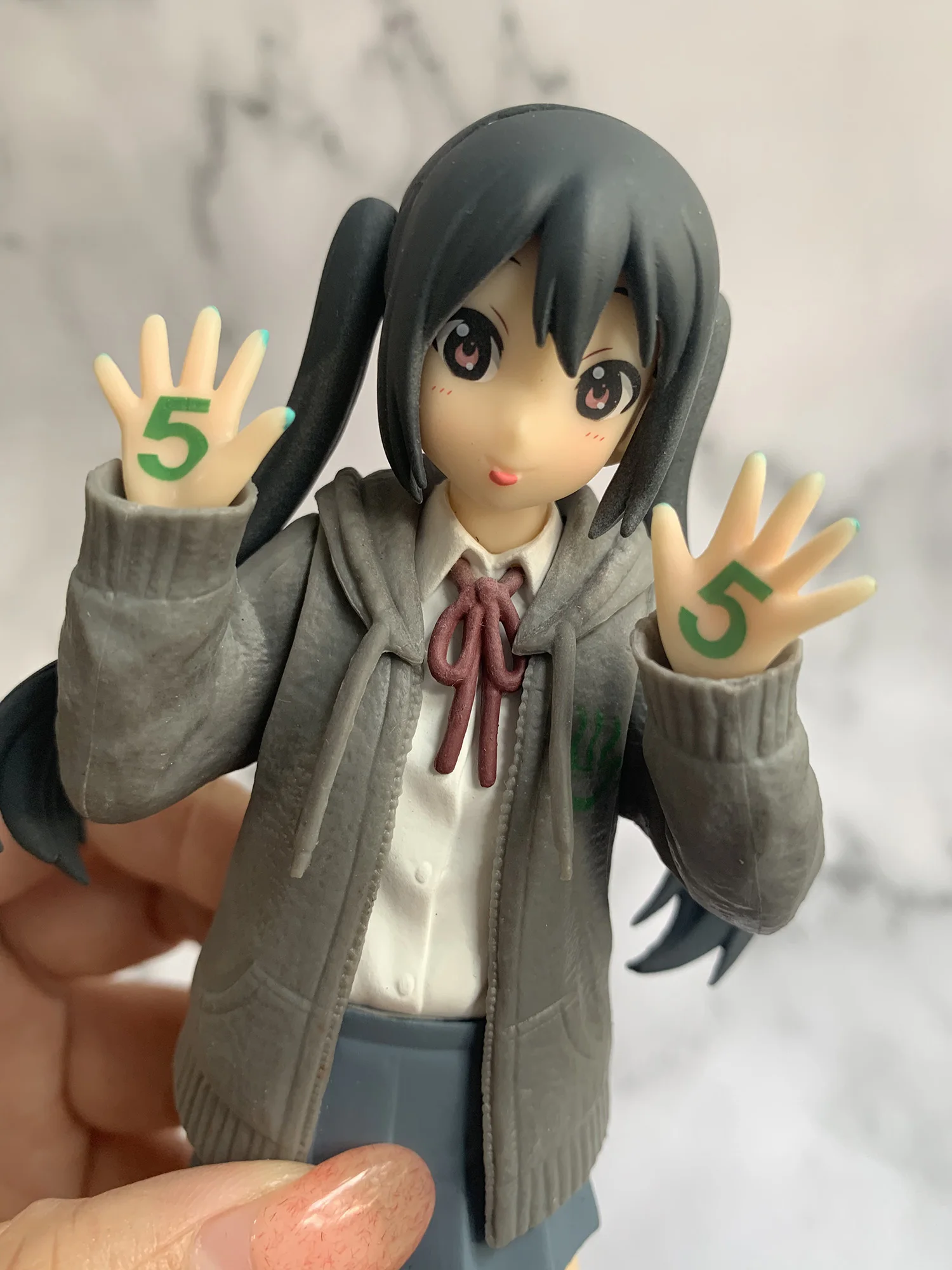 К-он! Hirasawa Yui Akiyama Mio Tainaka ритсу Kotobuki Tsumugi Адзуса Накано 5th юбилей ПВХ фигурка модель игрушки