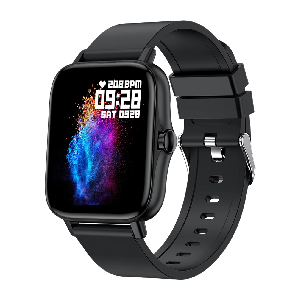 

T42 Sports Clock Sleep Monitor Fitness Tracker IP67 Touch Smart Bracelet Watch Heart Rate Monitoring Sport Wristwatch Gift
