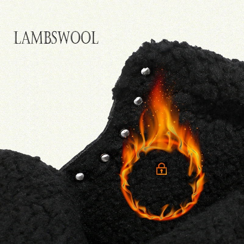 Fhlyiy/зимние ботинки из искусственной кожи теплые зимние мужская обувь на шнуровке