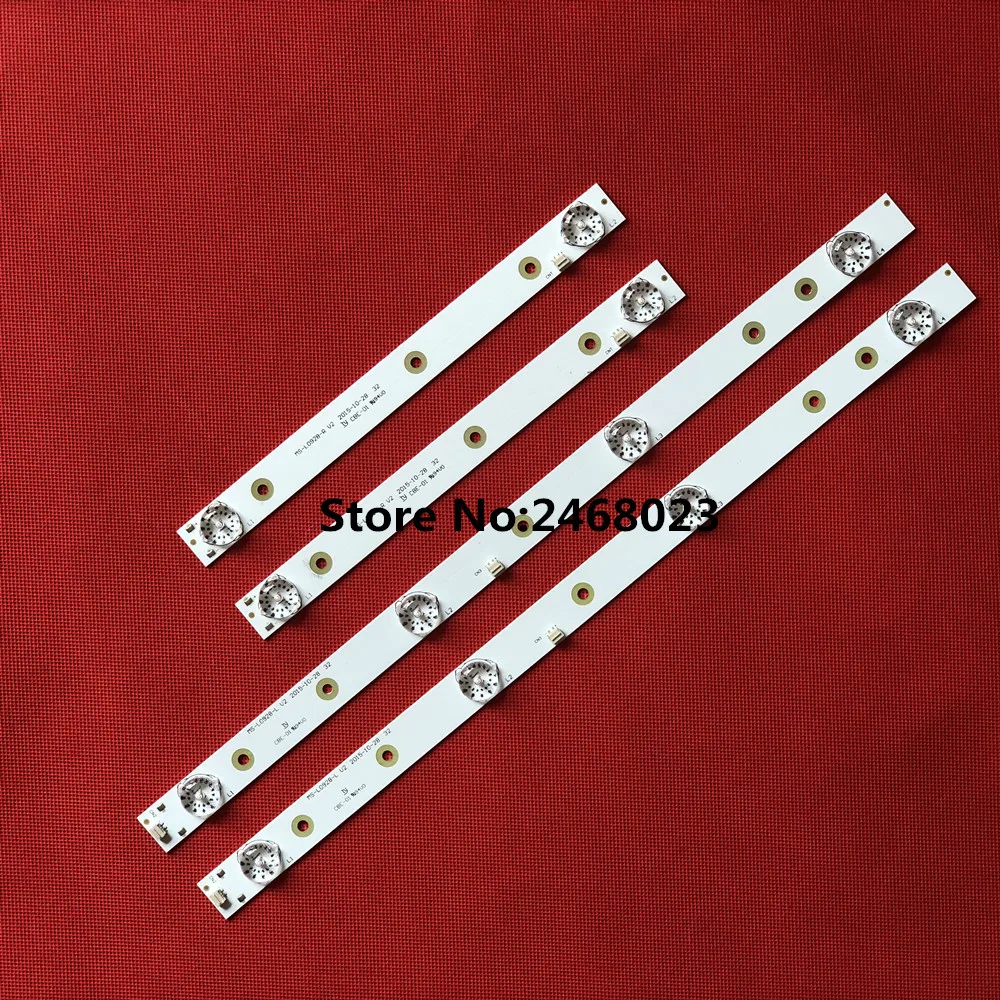 20pcs LED Backlight Strips for AKAI AKTV3221 MS-L0928-L/R 32LED38P 32HD340 Smart JS-D-JP3220-041EC E32F2000 D32-0A35 | Освещение