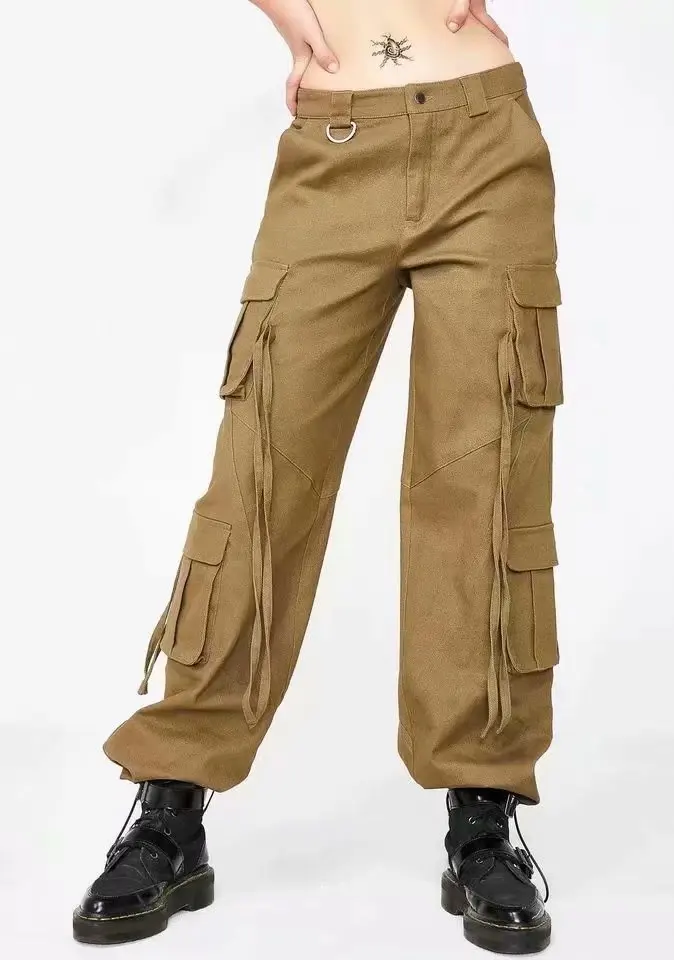 

2020 Women Korean Style Loose Pant Harem Pants High Waist Cotton Autunmn Winter Casual Sport Trouser With Pocket Streetwear