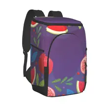 Picnic Cooler Backpack Cute Yalda Fruits Waterproof Thermo Bag Refrigerator Fresh Keeping Thermal Insulated Bag