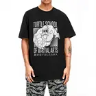 Футболка мужская с круглым вырезом, забавная хлопковая тенниска Bandai Dragon Ball Z Muten Roshi с аниме принтом DBZ, с коротким рукавом, летняя одежда